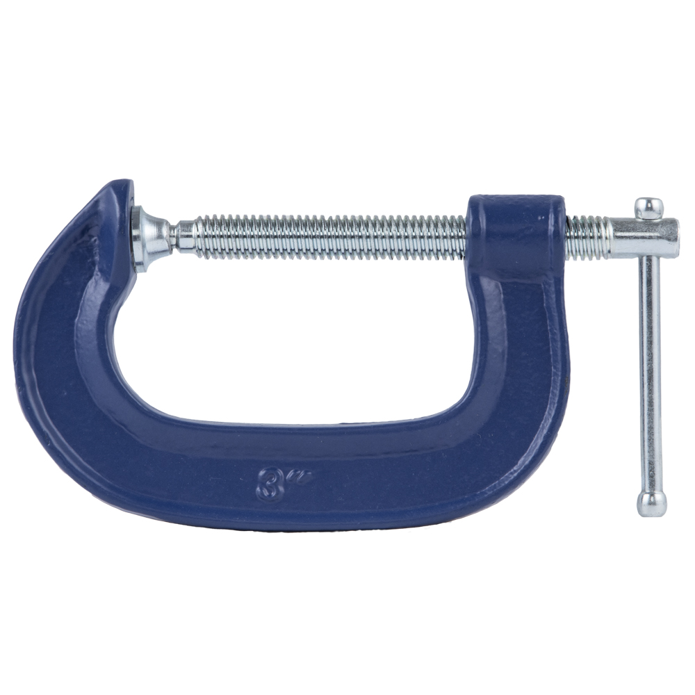 Струбцина КОБАЛЬТ G-образная, 75мм, усилие 800кгс