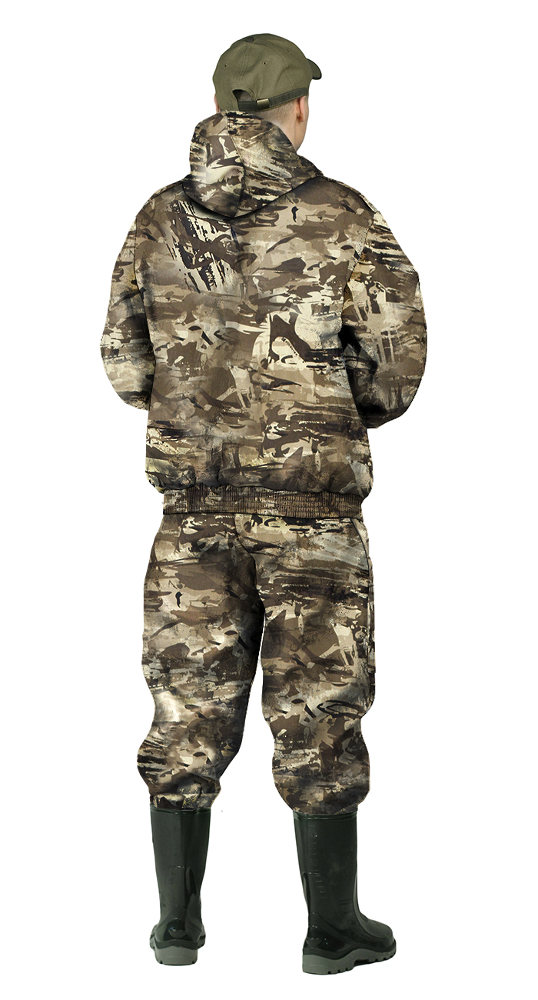 Костюм "КАСКАД" куртка/брюки,  цвет: камуфляж "бежевая кукла", ткань: Полофлис