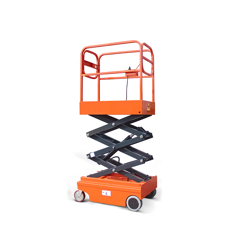 Подъемник ножничный самоходный 240 кг 4/6 м TOR GTJZ DC аккумуляторный (N)