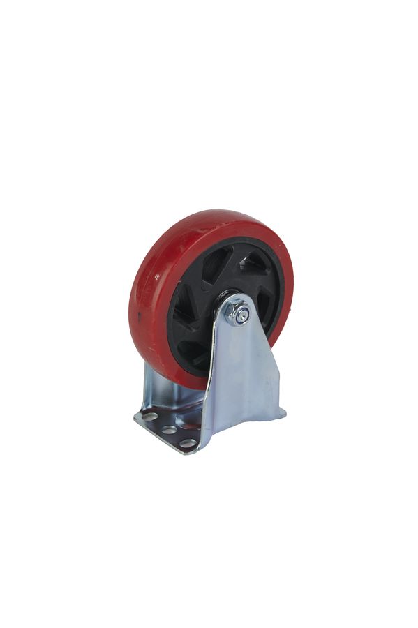 Колесо неповоротное усиленное полиуретан FCM 55 125 мм