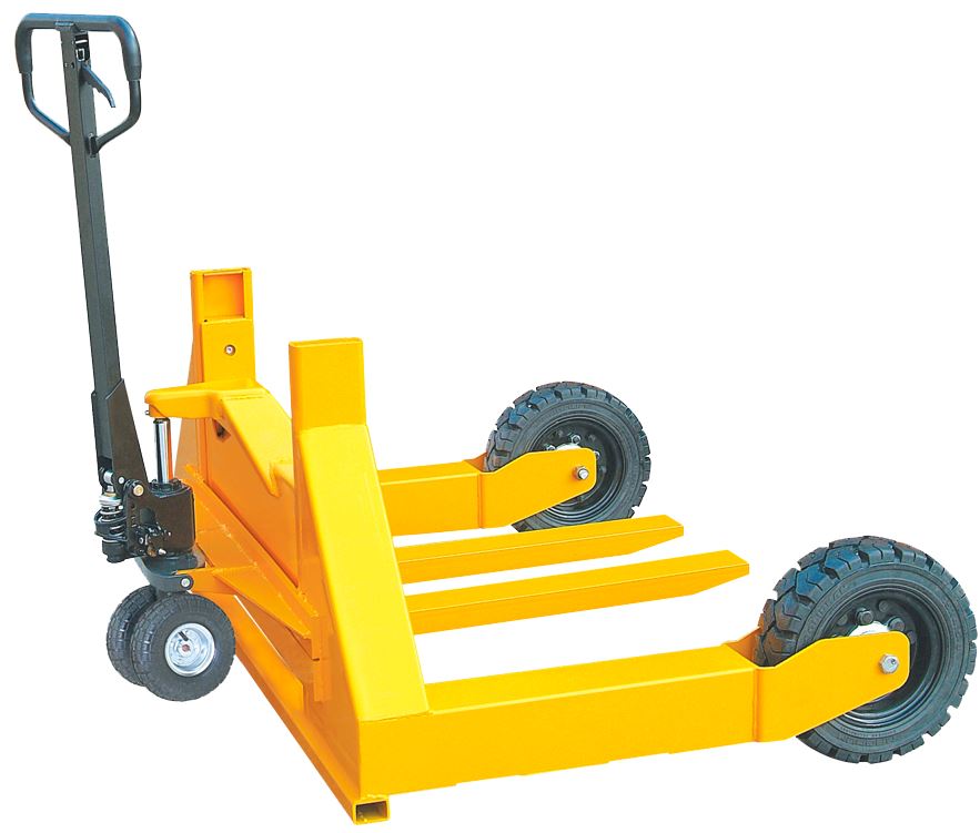 Тележка гидравлическая для бездорожья 1500 кг 800 мм резиновые колеса TOR HW