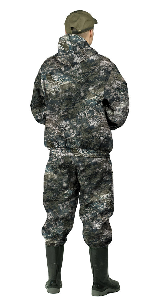 Костюм "КАСКАД" куртка/брюки,  цвет: камуфляж "пиксель", ткань: Полофлис
