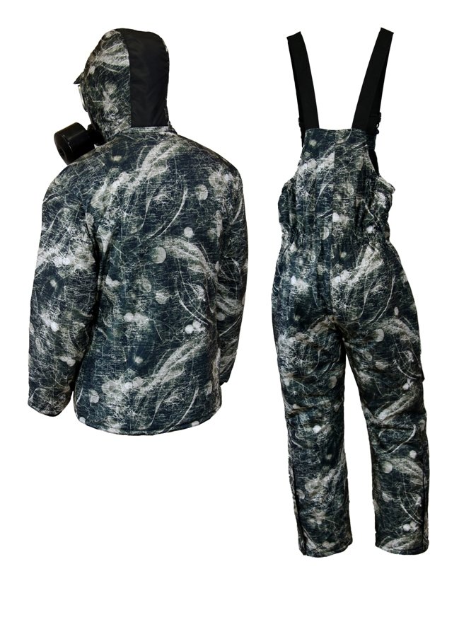 Костюм мужской "Tauren" зимний, куртка/полукомбинезон,ткань/подклад: Alova Premium/PolyBrushed, камуфляж "Космос"