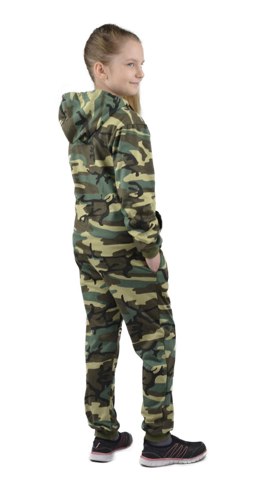Костюм детский трикотажный "ТИгР" камуфляж (куртка + брюки 100%х/б)