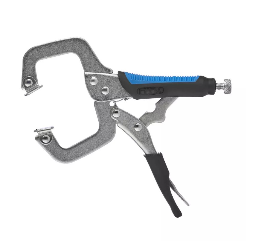 Зажим ручной ПТК, для точечных работ, с фиксатором, 170мм