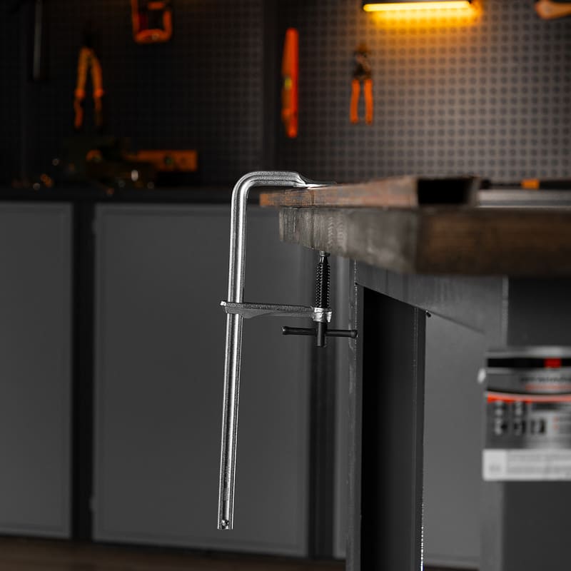 Струбцина F-образная DENZEL 80 х 300мм, кованая