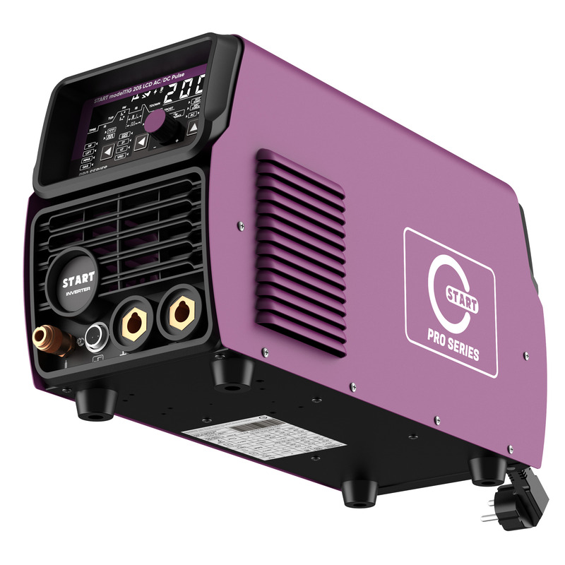 Инверторный аппарат для аргонодуговой сварки START modelTIG 205 LCD AC/DC TIG PULSE (230В, 10-200А, ПВ 40%, гарантия 2 года)