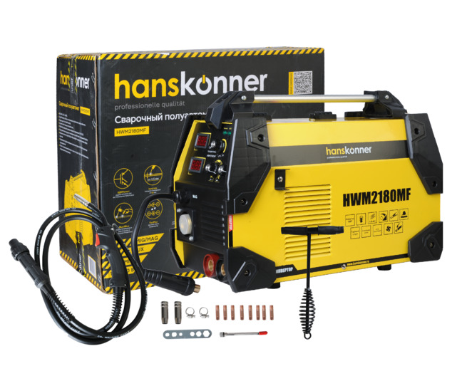 Инверторный аппарат для полуавтоматической сварки HANSKONNER HWM2180MF