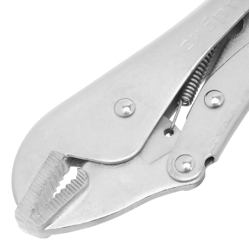 Зажим ручной СИБРТЕХ, плоские губки, с фиксатором, 225мм