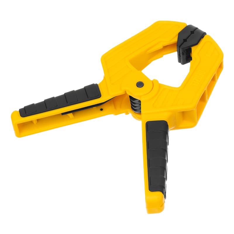 Струбцина DENZEL клещеобразная, усиленная, 50 х 35мм, двухкомпонентные рукоятки