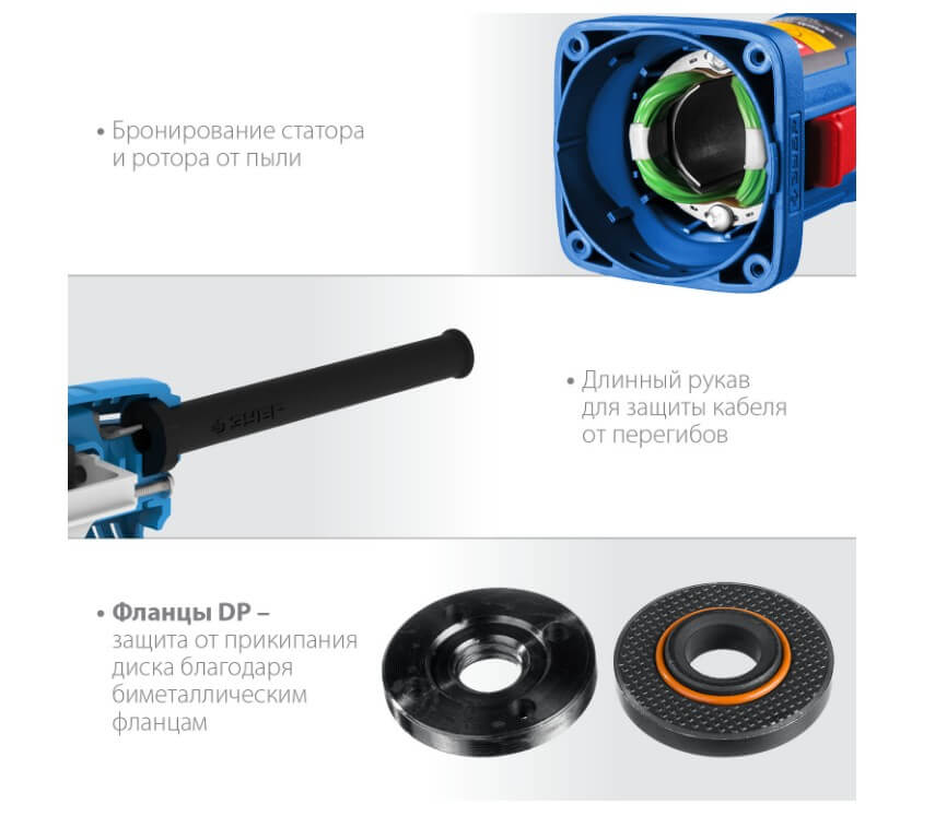 Углошлифовальная машина ЗУБР УШМ-П125-900, серия ПРОФЕССИОНАЛ