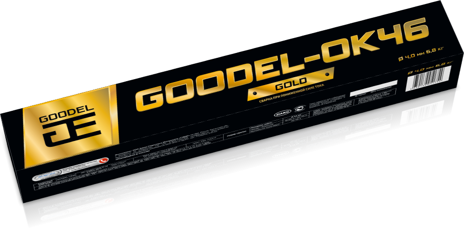 Электроды GOODEL ОК-46 GOLD д.4,0мм (упак.6,8кг) (аналог ОК-46.00)