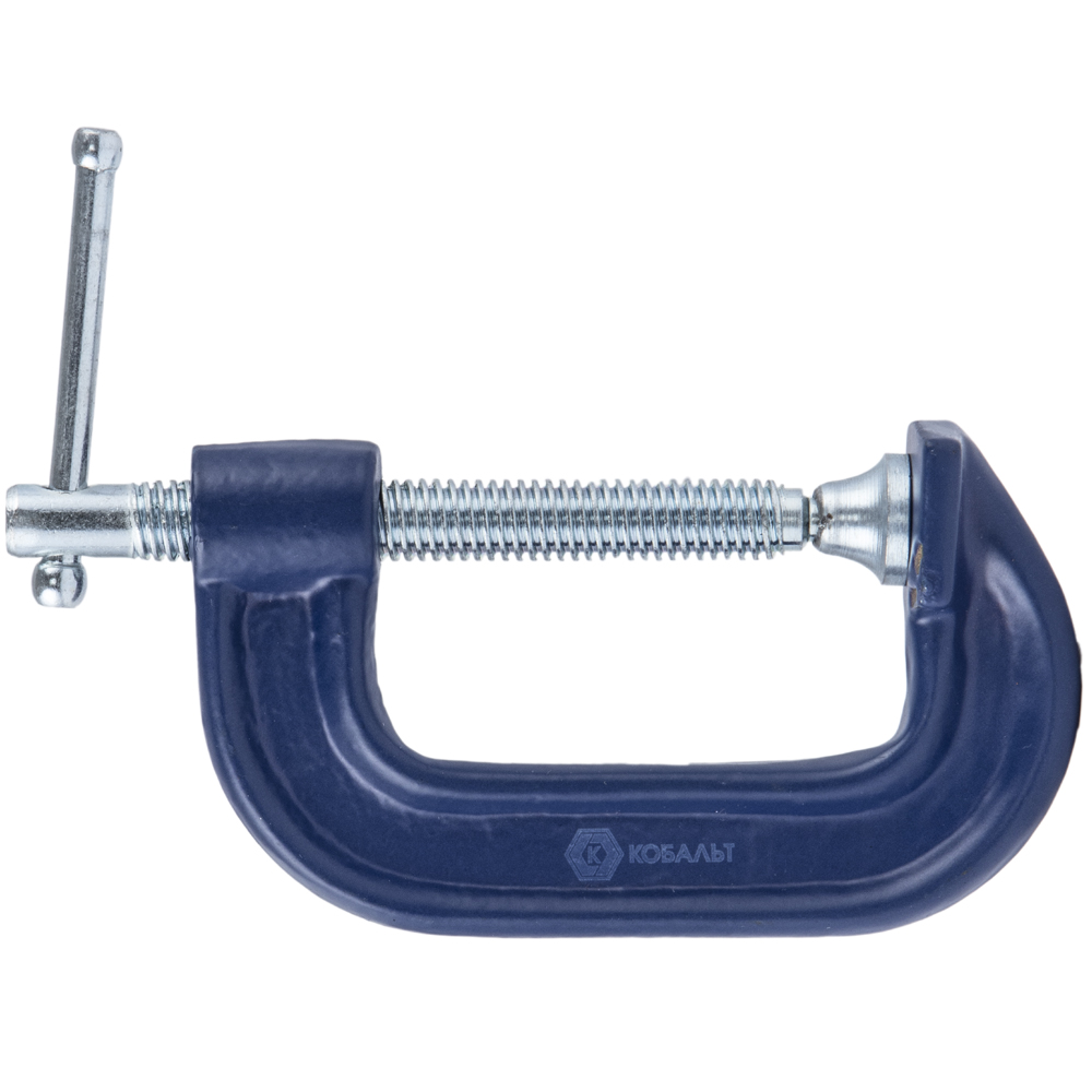Струбцина КОБАЛЬТ G-образная, 50мм, усилие 450кгс
