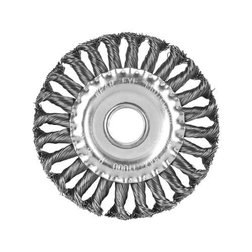 Кордщетка для УШМ ПРАКТИКА прямая радиальная витая 125мм х 22мм