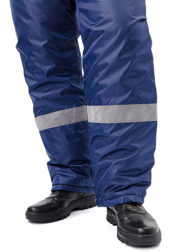 Костюм зимний "СКАНДИН-СОП" куртка/полукомбинезон цвет: темно-синий/василек