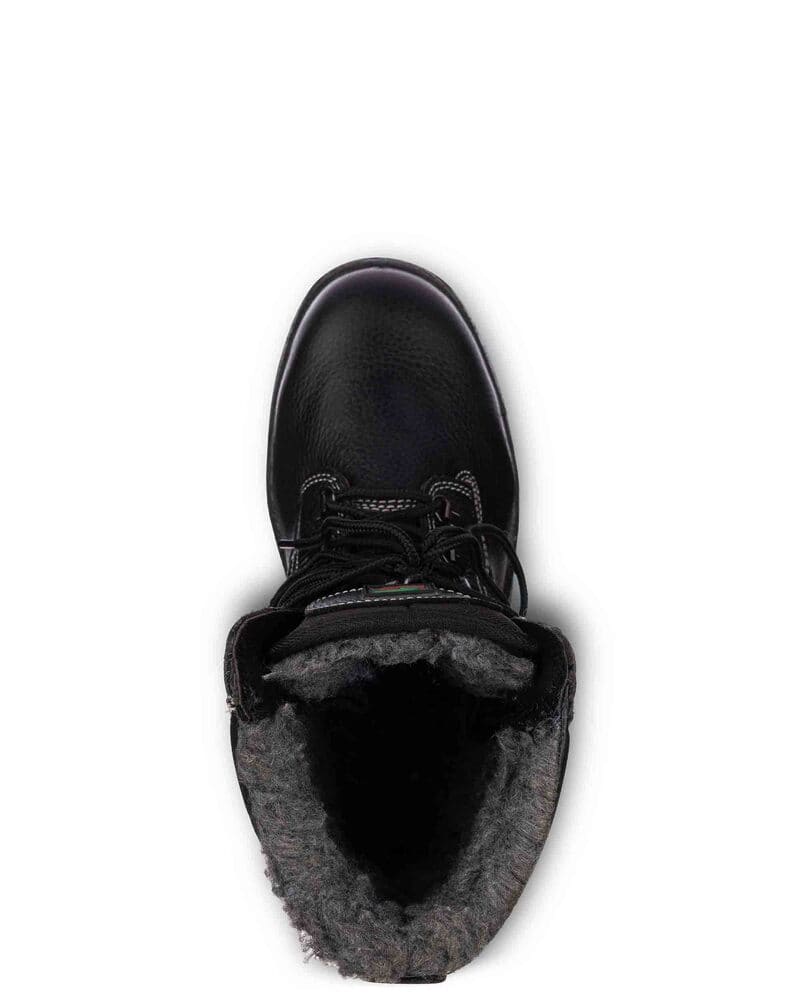 Ботинки кожаные утепленные высокие СТРОИТЕЛЬ ПУ/ТПУ, металлический подносок