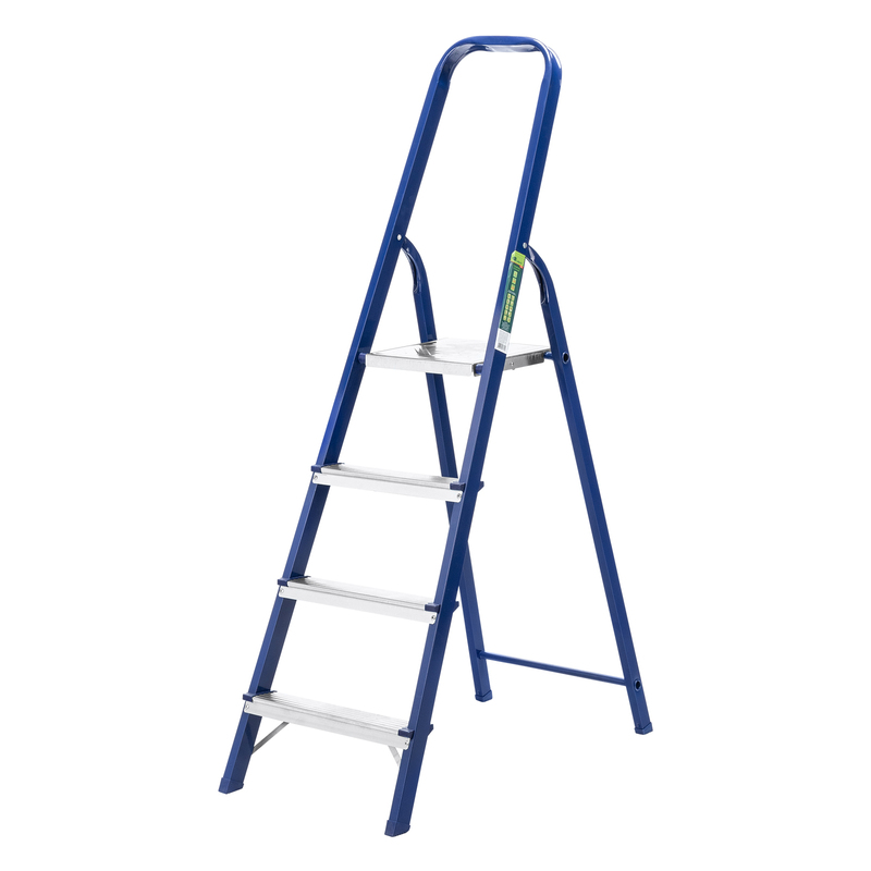 Лестница-стремянка СИБРТЕХ, число ступеней 4, стальная