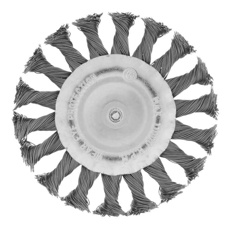 Кордщетка для дрели MATRIX радиальная витая 100мм