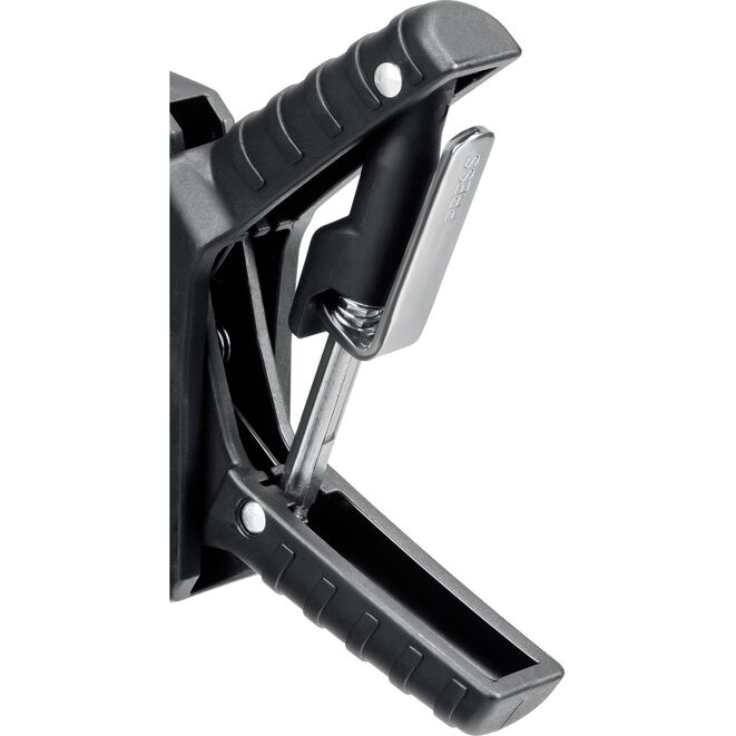 Струбцина KRAFTOOL RC- 6 зажимная, 61 х 63мм, храповой механизм жесткой фиксации, усилие сжатия 40кгс