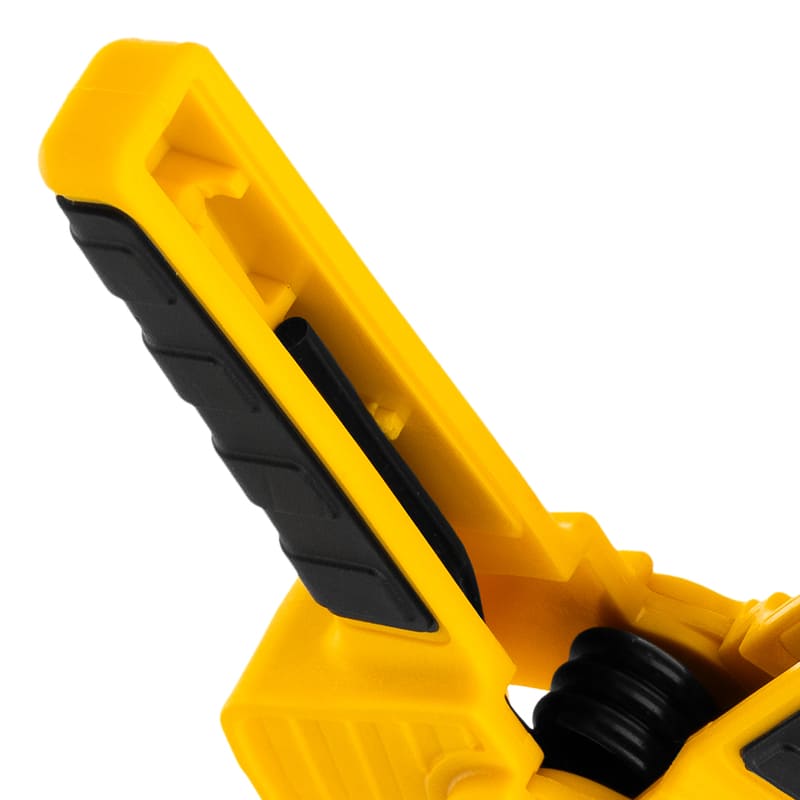 Струбцина DENZEL клещеобразная, удлиненная, 50 х 80мм, двухкомпонентные рукоятки