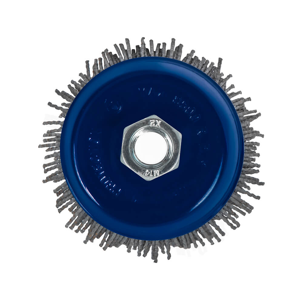 Кордщетка для УШМ ПРАКТИКА чашеобразная полимер-абразивная 100мм х М14 (пров.1,2мм)