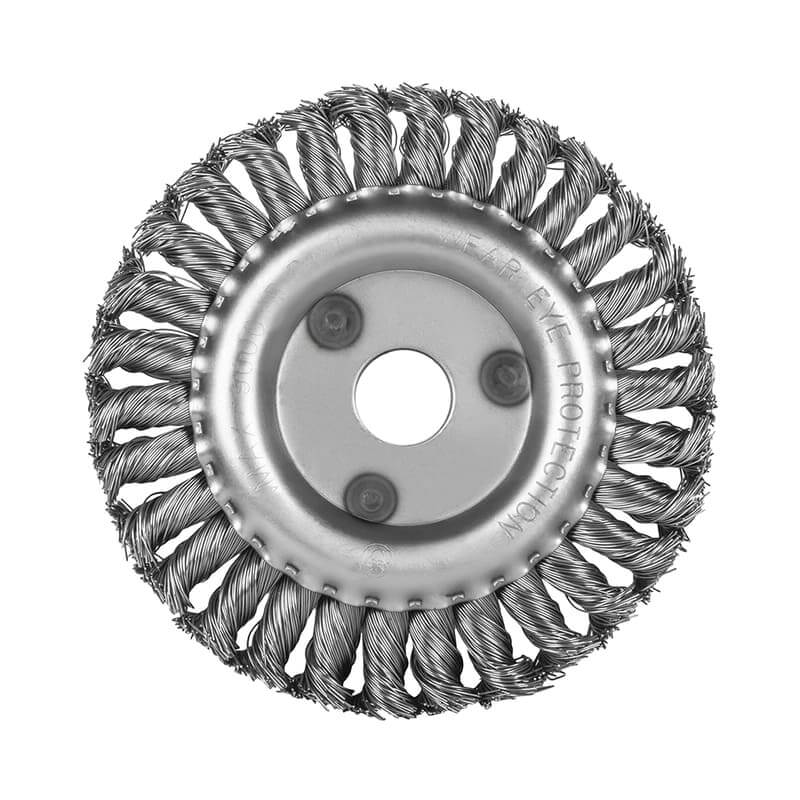 Кордщетка для УШМ ПРАКТИКА прямая радиальная витая 150мм х 22мм