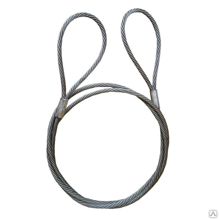 Буксир канатный TOR БТК 19,0 т 7,0 м опрессовка (петля-петля) канат 19,5 мм