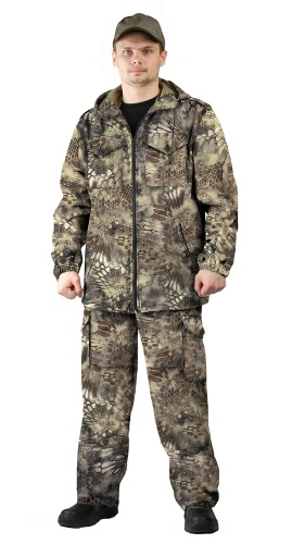 Костюм "ТУРИСТ 2" куртка/брюки цвет: камуфляж "Питон коричневый", ткань: Твил Пич