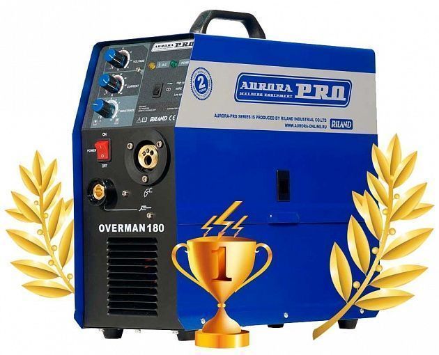 Инверторный аппарат для полуавтоматической сварки OVERMAN 180 / AuroraPRO