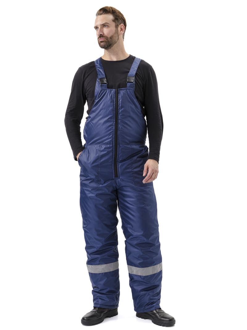 Костюм зимний "СКАНДИН-СОП" куртка/полукомбинезон цвет: темно-синий/василек