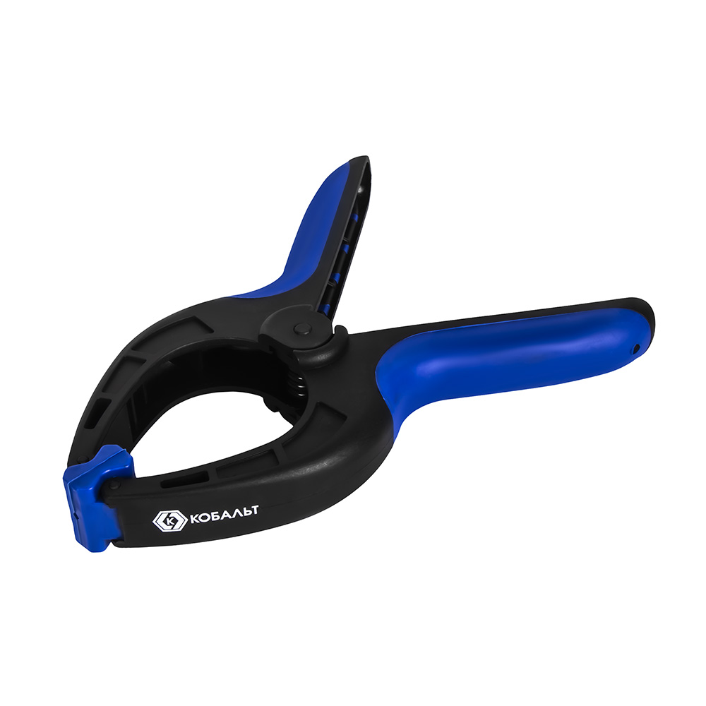 Струбцина КОБАЛЬТ клещеобразная, усиленная пружина, длина 225мм, зев 85мм