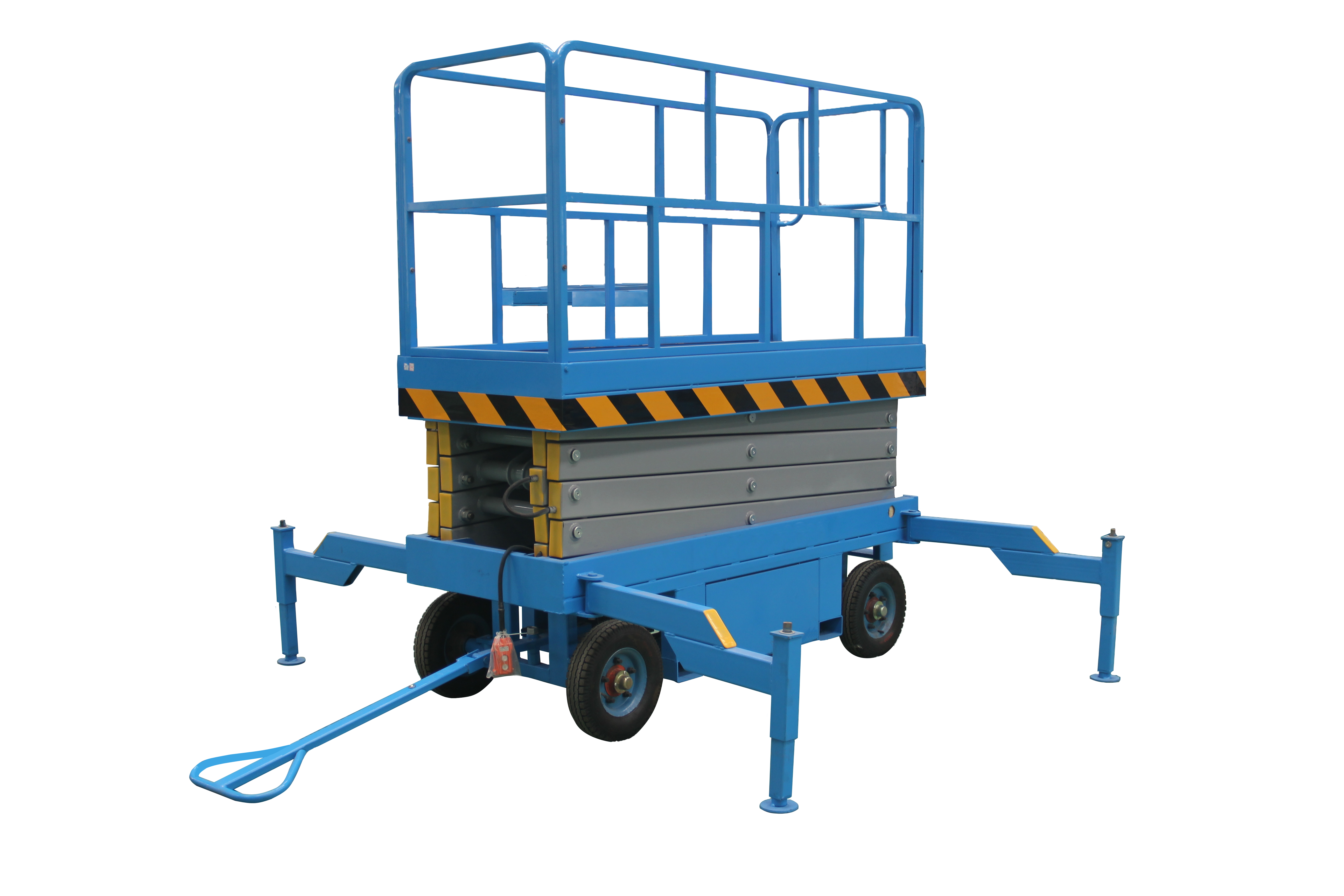 Подъемник ножничный передвижной 1000 кг 6/8 м TOR SJY-1-6 AC/DC 380В сеть/аккумуляторный (Y)