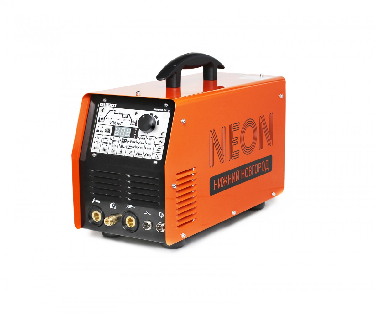 Инверторный аппарат для аргонодуговой сварки NEON ВД 201 АД (AC/DC)