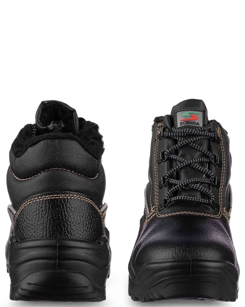 Ботинки кожаные СТИКС PU утепленные с МП