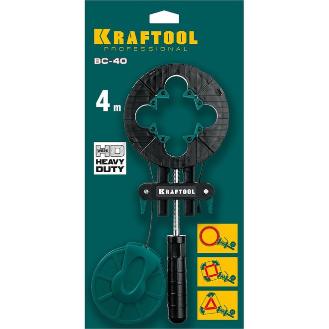Струбцина ременная KRAFTOOL BC-40, 4м, нейлоновая лента