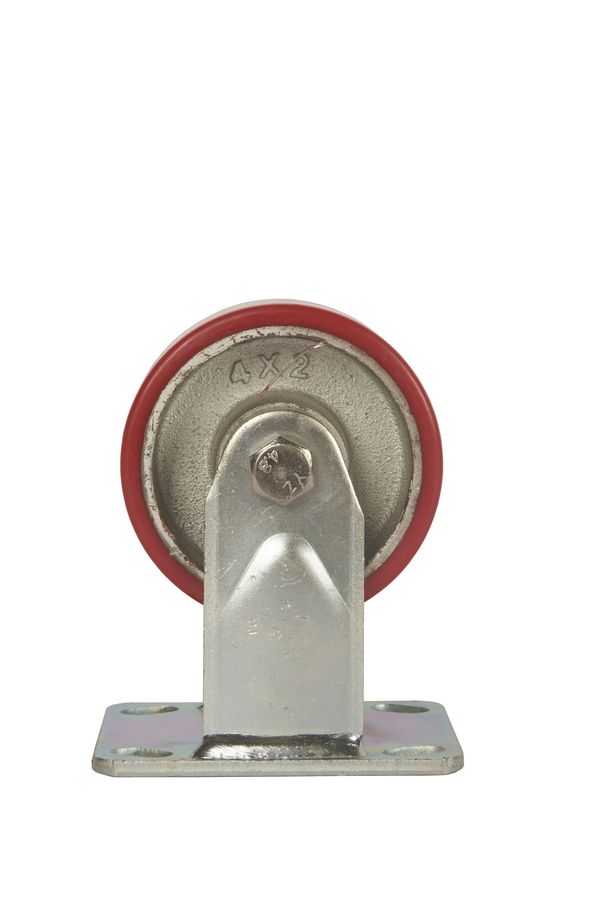 Колесо большегрузное неповоротное FCp 46 100 мм полиуретановое (F)