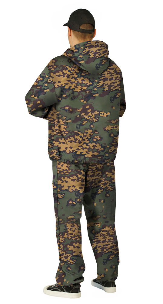 Костюм "МАСКХАЛАТ" куртка/брюки, цвет: камуфляж "Лягушка", ткань: Сорочечная