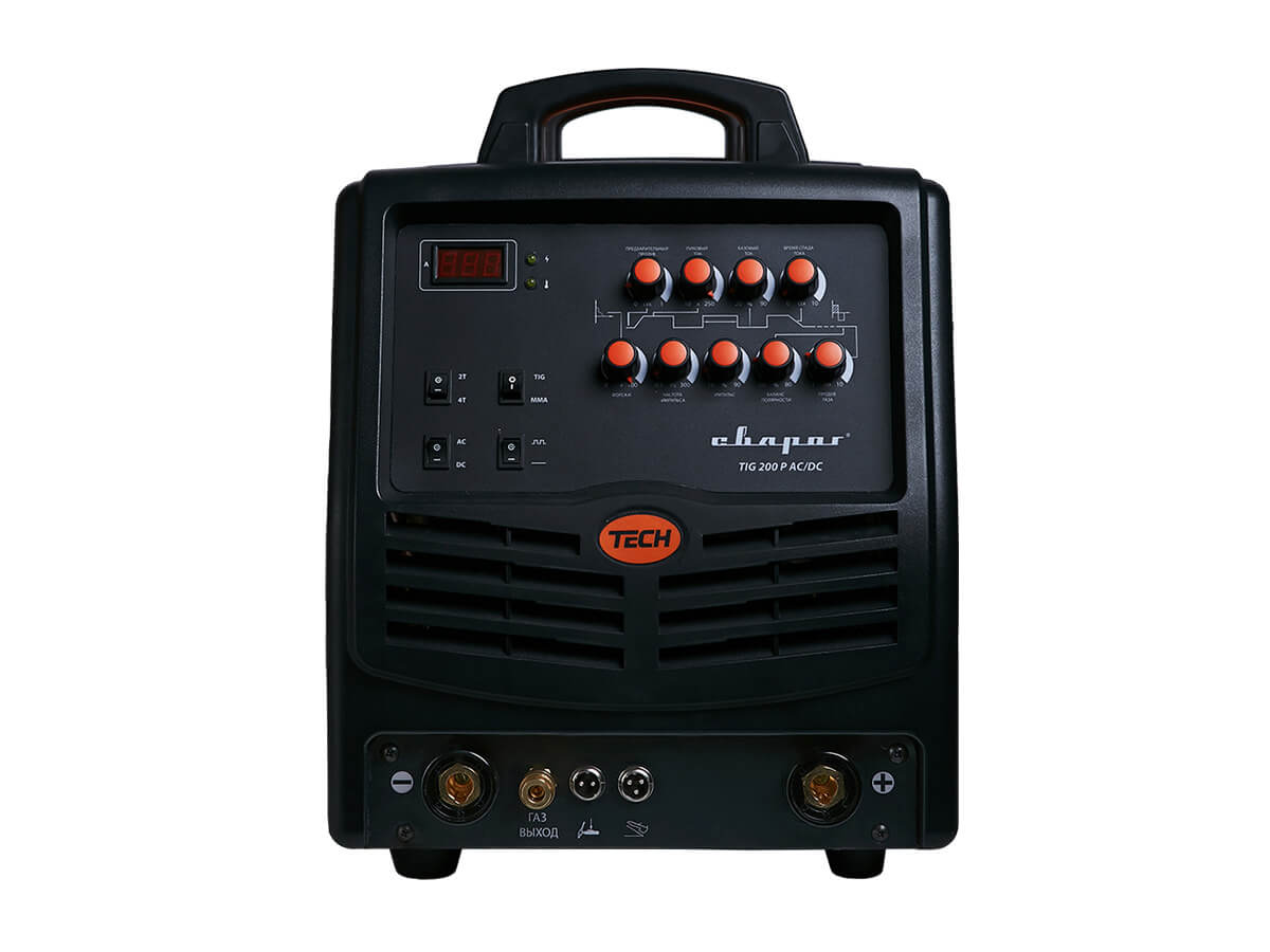 Инверторный аппарат для аргонодуговой сварки TECH TIG 200 P AC/DC E101 / СВАРОГ