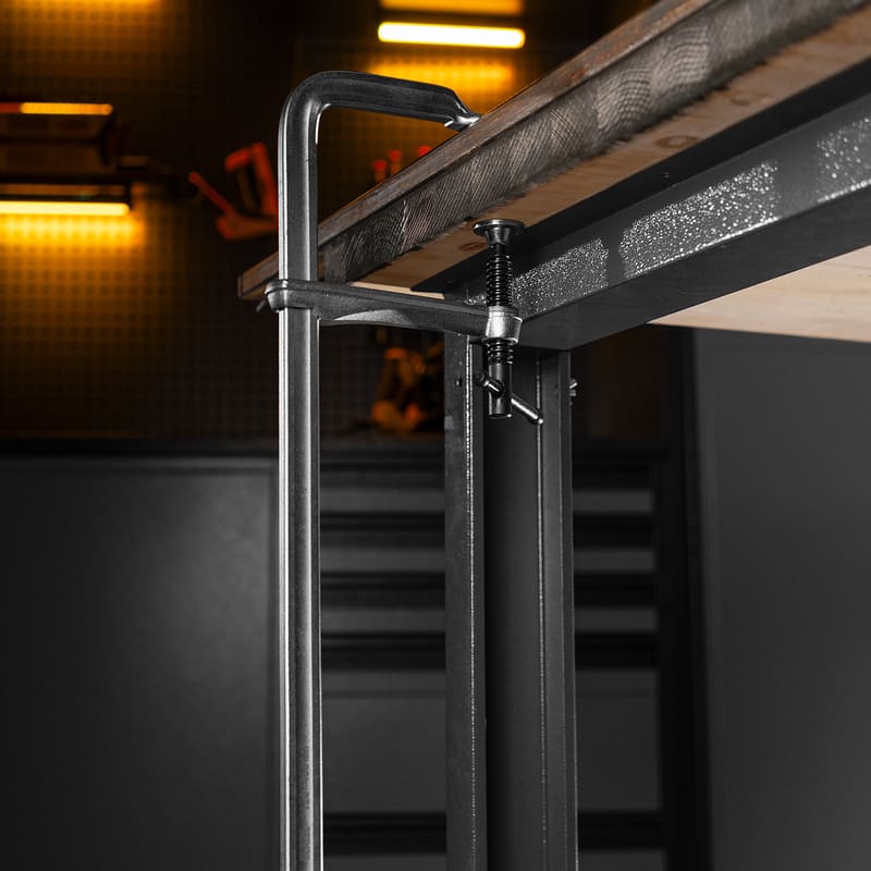 Струбцина F-образная DENZEL 100 х 400мм, кованая