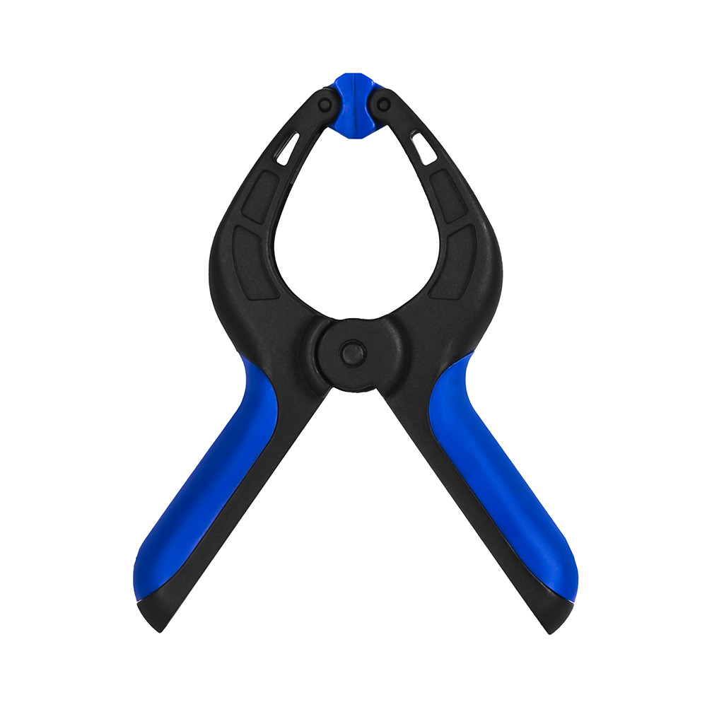 Струбцина КОБАЛЬТ клещеобразная, усиленная пружина, длина 75мм, зев 35мм