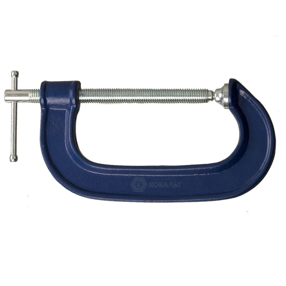 Струбцина КОБАЛЬТ G-образная, 125мм, усилие 900кгс