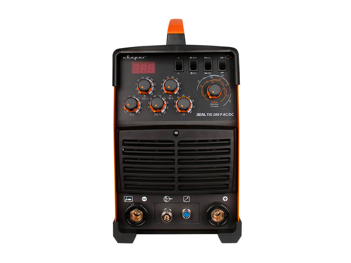Инверторный аппарат для аргонодуговой сварки REAL TIG 200 P AC/DC (E20101) / СВАРОГ