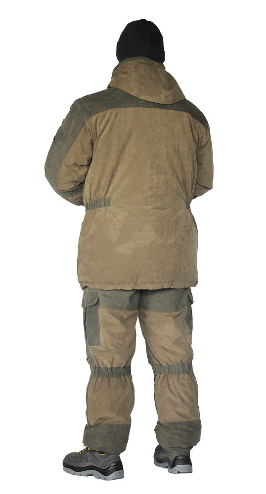 Костюм зимний «ГЕРКОН» куртка/брюки, цвет: светлый хаки/темный хаки, ткань: Финляндия