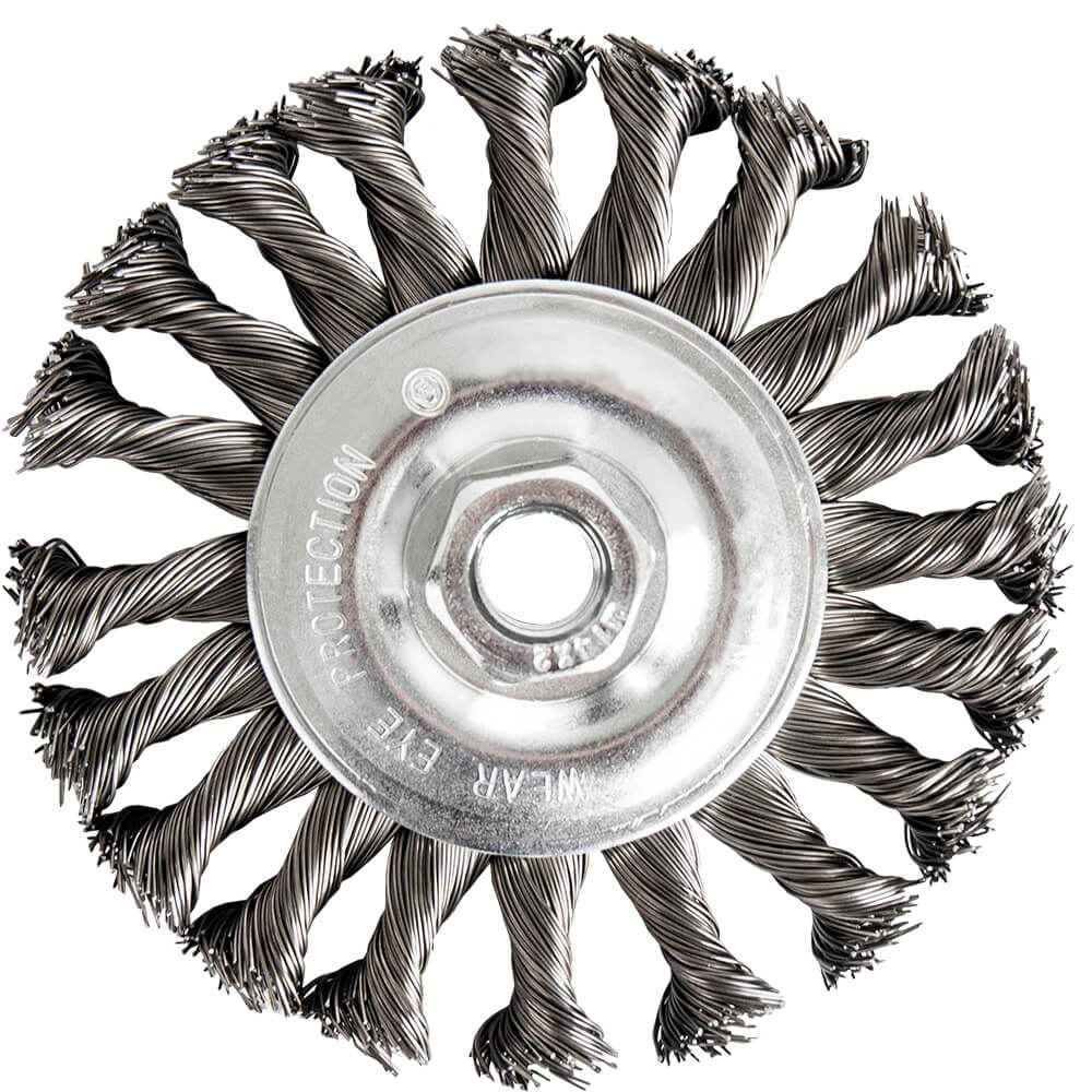 Кордщетка для УШМ ПРАКТИКА прямая радиальная витая 125мм х М14