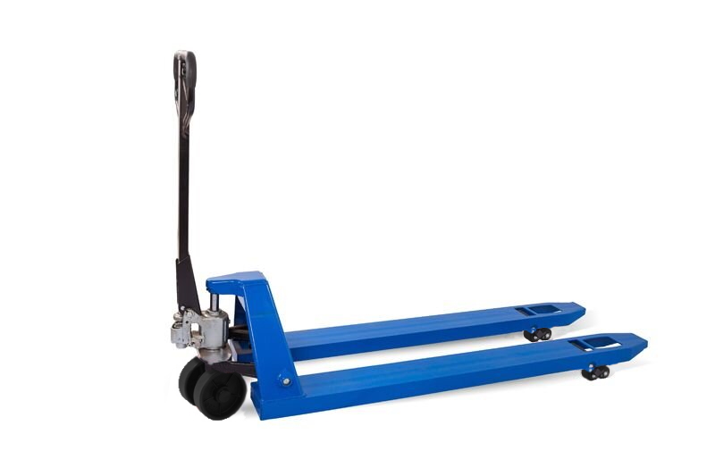 Тележка гидравлическая 2500 кг 1800 мм резиновые колеса TOR RHP