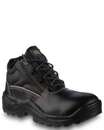 Ботинки кожаные СТИКС PU утепленные с МП