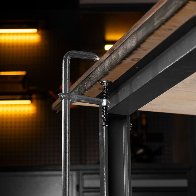 Струбцина F-образная DENZEL 100 х 600мм, кованая