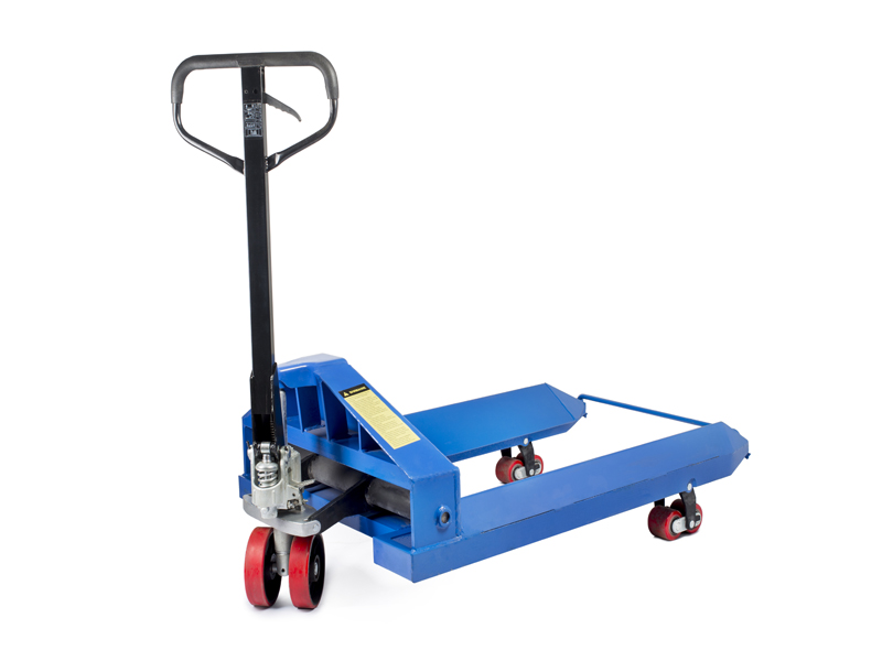 Тележка гидравлическая для рулонов 2500 кг 1150х850 мм полиуретановые колеса TOR ZT