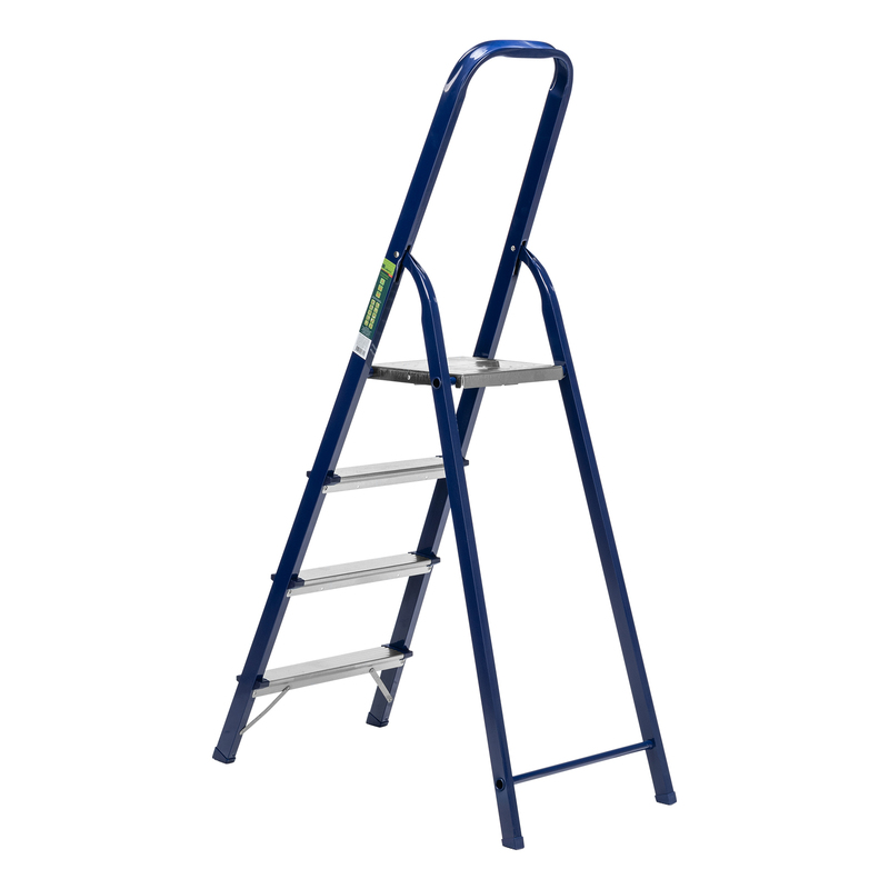 Лестница-стремянка СИБРТЕХ, число ступеней 4, стальная