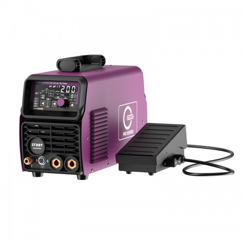 Инверторный аппарат для аргонодуговой сварки START modelTIG 205 LCD AC/DC TIG PULSE (230В, 10-200А, ПВ 40%, гарантия 2 года)
